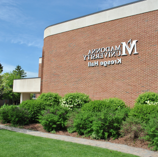 outside view of kresge hall